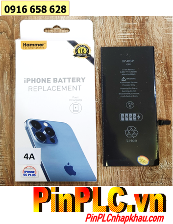 Pin iPhone 6 PLUS; Pin di động iPhone 6 PLUS (3500mAh, 3.7V-3.85V, dòng sạc 4A) chính hãng